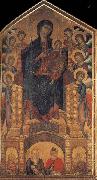 unknow artist There are angels and prophets on the throne of Our Lady Spain oil painting artist
